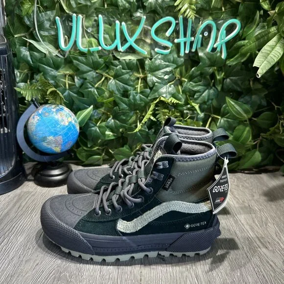 Vans MTE 3 Sk8-Hi GORE-TEX Insulated Shoe Green Waterproof Winter Boot M 5 W 6.5
